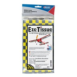 Eze Tissue Black/Yellow Chequer 3pcs