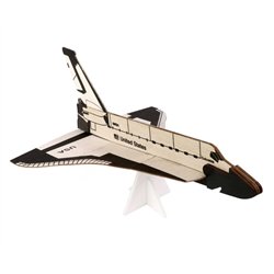 Space Shuttle Friflyg Balsabyggsats