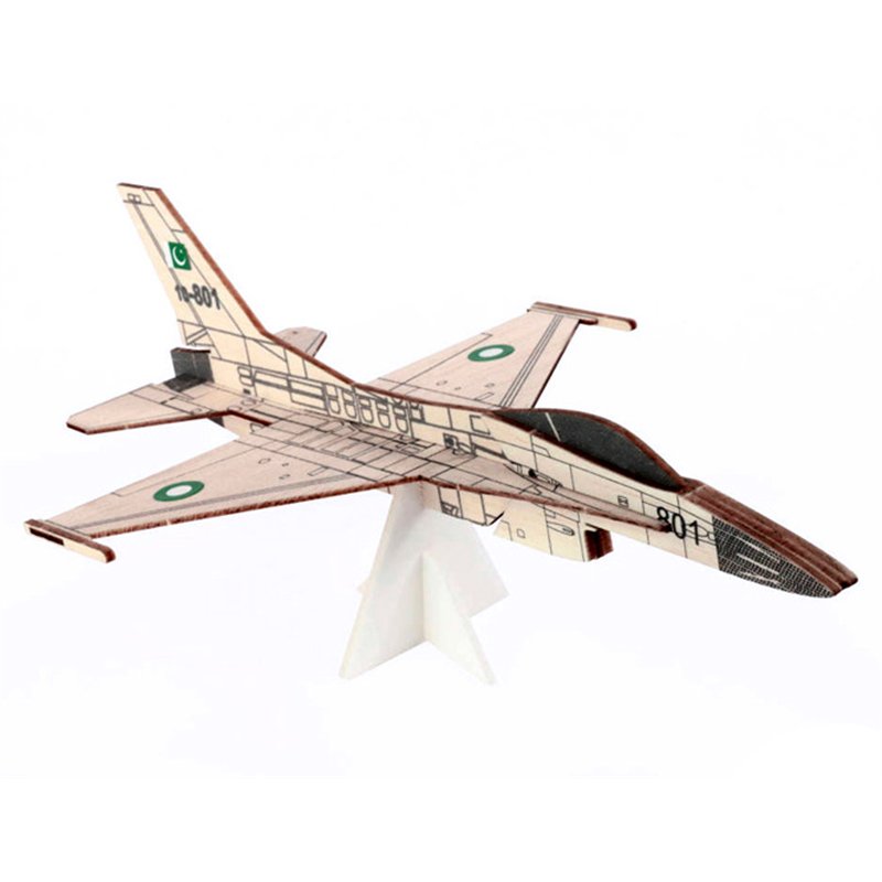 F-16 Fighting Falcon Flygplan Kastmodell Balsabyggsats