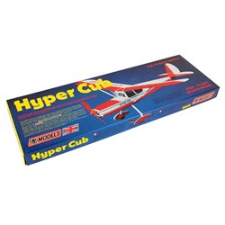 Hyper Cub Free Flight Rubber-Band Powered Balsa kit