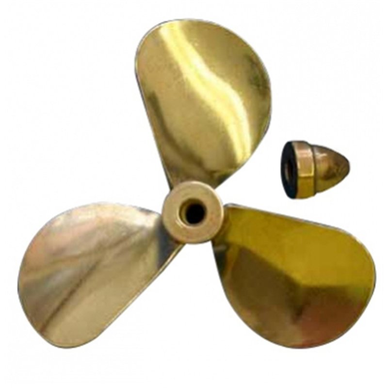 Brass Prop 3-Blade Right 3" dia
