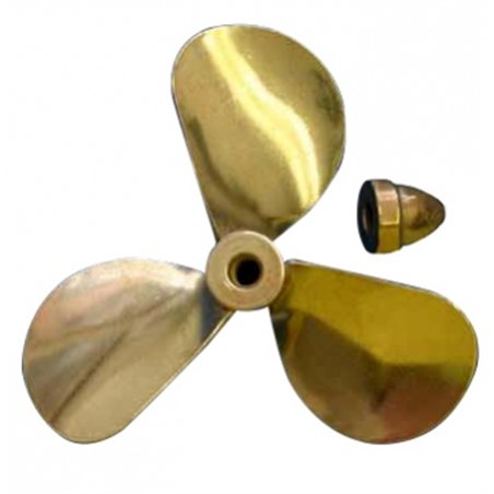 Brass Prop 3-Blade Right 3" dia