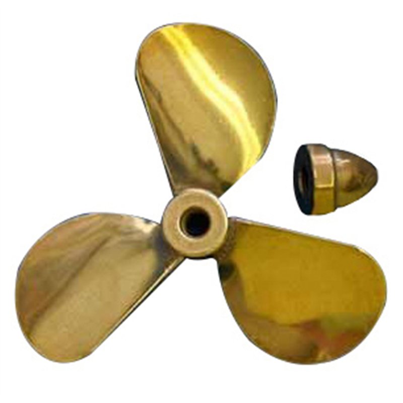 Brass Prop 3-Blade Right 2-1/2" dia