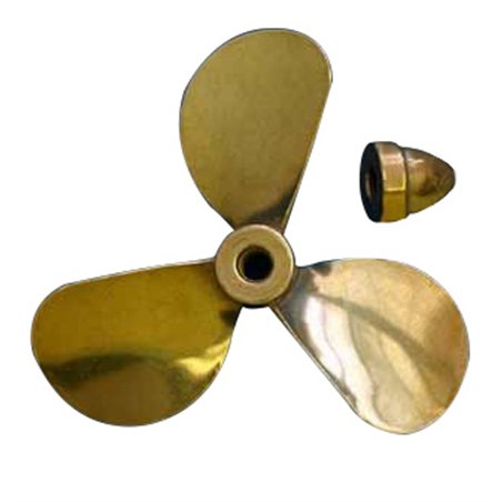 Brass Prop 3-Blade Left 2-1/2" dia