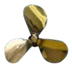 Brass Prop 3-Blade Right 1-3/4" dia