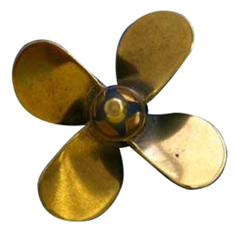 Brass Prop 4-Blade Left 1.5'' dia