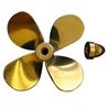 Brass Prop 4-Blade Left 2.5'' dia