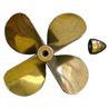 Brass Prop 4-Blade Left 3-3/8'' dia