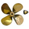 Brass Prop 4-Blade Left 3-3/8'' dia