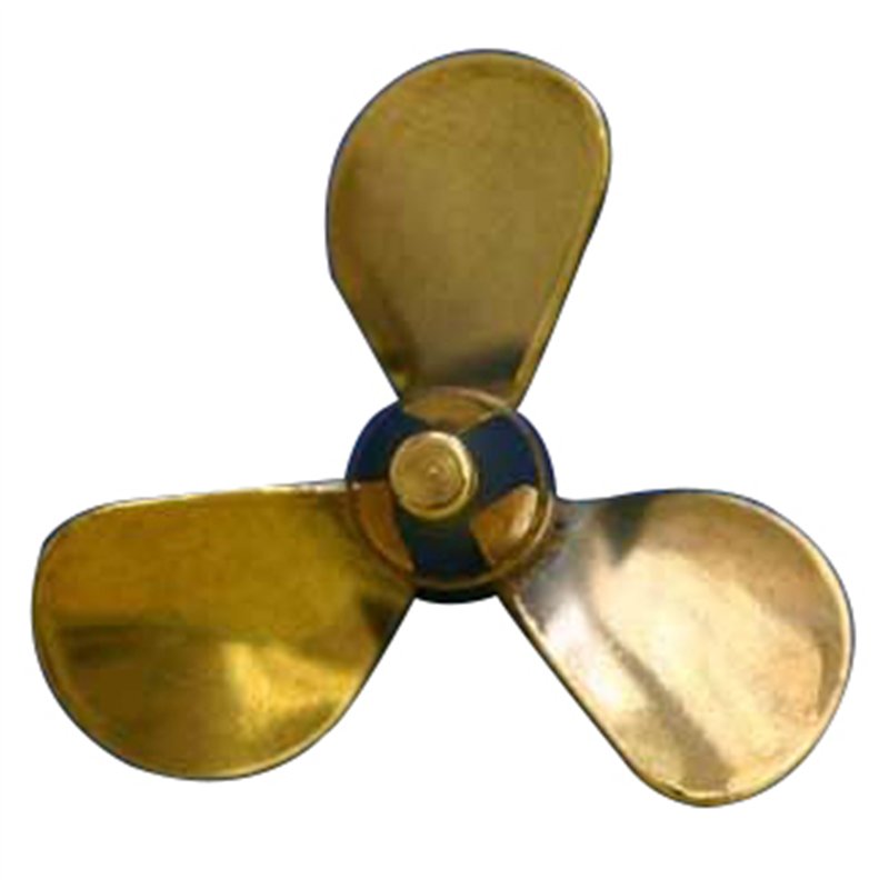 Brass Prop 3-Blade Left 1" dia