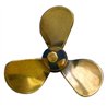 Brass Prop 3-Blade Left 1" dia