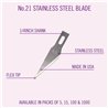 Knife Blade #21 Stainless Steel (5)