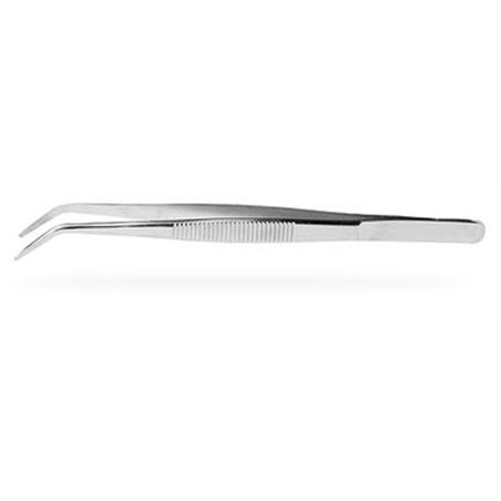 4.5" Stainless Curved Point Tweezer
