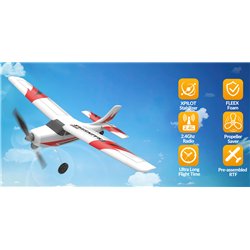 Trainstar Mini 3CH Gyro 400mm RTF Red