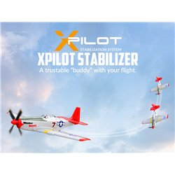 P51D Mustang Gyro 4-Kanals 400mm RTF