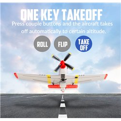 P51D Mustang Gyro 4-Kanals 400mm RTF