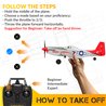 P51D Mustang Gyro 4-Kanals 400mm RTF