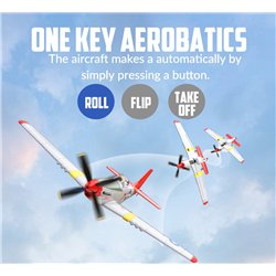 P51D Mustang Gyro 4-Kanals 400mm RTF
