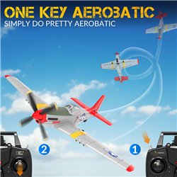 P51D Mustang Gyro 4-Kanals 400mm RTF