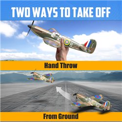 Spitfire 4CH Gyro 400mm RTF