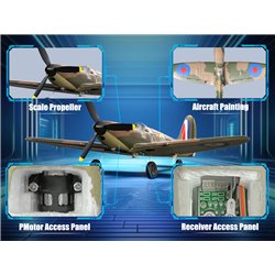 Spitfire 4CH Gyro 400mm RTF
