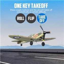 Spitfire 4CH Gyro 400mm RTF