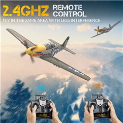 P51D Mustang Borstlös 500mm RTF