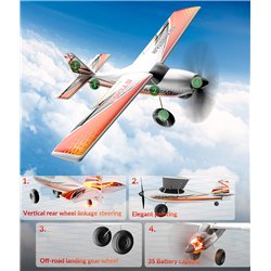 Trainstar Stunt Gyro Brushless 500mm RTF Red