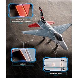 F16 Fighting Falcon Gyro Brushless 4CH 400mm RTF