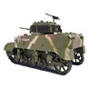 M5A1 Stuart RC Tank 1/16 Red