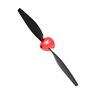 Propeller Komplett Set 2-bladig P51D 400mm Röd