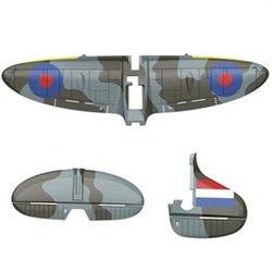 Vinge, Stjärtfena & Stabilisator Spitfire Grå