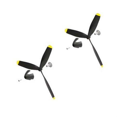 Propeller Komplett Set 3-bladig Spitfire (2)