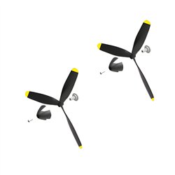 Propeller Komplett Set 3-bladig Spitfire (2)