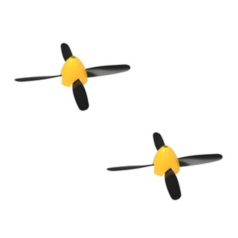 Propeller Komplett Set 4-bladig P51D 500mm (2)