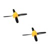Propeller Komplett Set 4-bladig P51D 500mm (2)