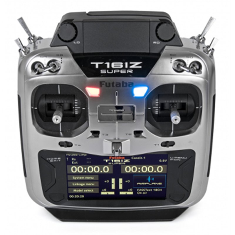 T16IZ-SUPER Radio Mode-2 - TX only, 2S LiPo, FASSTest, T-FHSS, S-FHSS