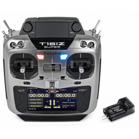 T16IZ-SUPER Radio Mode-2, R7208SB, 2S LiPo, FASSTest, T-FHSS, S-FHSS