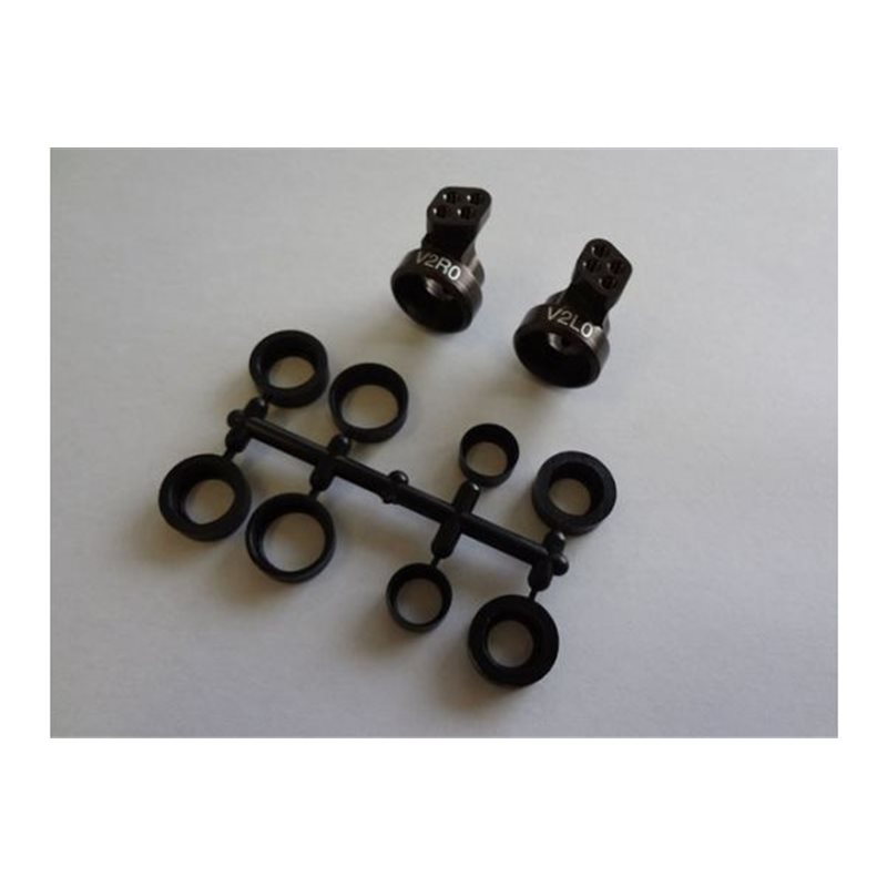 REAR HUB CARRIER V2 RB5-RB6-RB7-ZX5-RT5-SC (0) ALU-GUN METAL