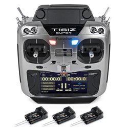 T16IZ-SUPER Radio Mode-2, 3pcs R7208SB -  FASSTest, T-FHSS, S-FHSS