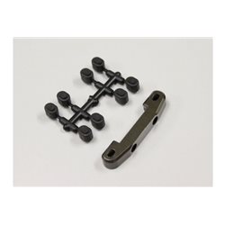 SUSPENSION HOLDER RB6-RB7 (RR-MID) ALUMINIUM - GUN METAL