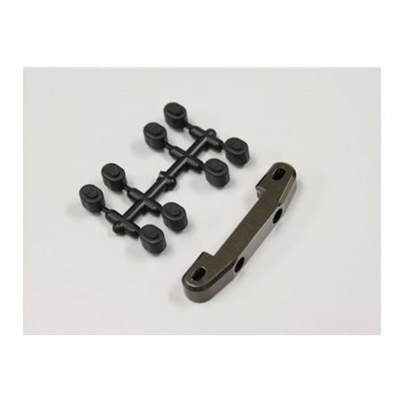 SUSPENSION HOLDER RB6-RB7 (RR-MID) ALUMINIUM - GUN METAL