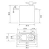 BLS-A600 Mini-Servo Air 7.6kg 0.10s HV S.BUS2