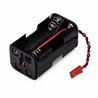 Batterihållare 4-cell AA med BEC-kontakt (JST-RCY)