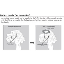 Handle T4PX E-Top (carbon)