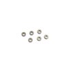 ALUMINIUM COLLAR 3X7X2MM (6) - GUN METAL