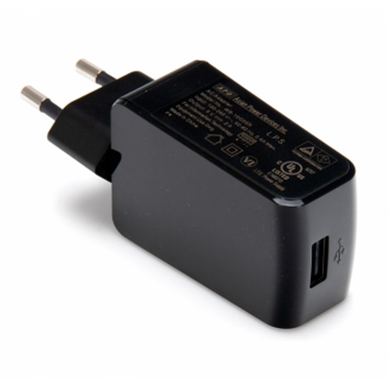 Charge Adapter 110-240VAC 5VDC/2A USB-A T16iZ