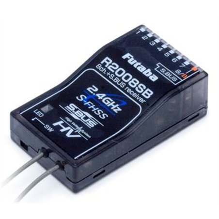 Receiver R2008SB 8CH T6J, 8J, 10J HV S.BUS S-FHSS
