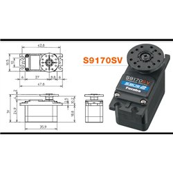 S9170SV Lågt Servo 6.8kg 0.12s HV