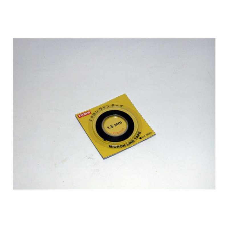 Black Micron Tape 1.5mm x 5m Kyosho